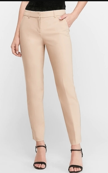 Express Columnist Ankle Pants In Khaki Size 2 Long - Picture 1 of 5